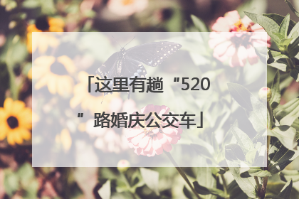 这里有趟“520”路婚庆公交车