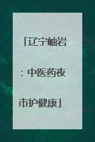 辽宁岫岩：中医药夜市护健康
