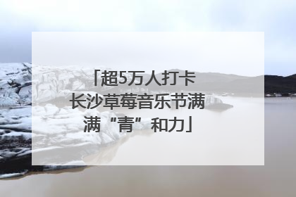 超5万人打卡 长沙草莓音乐节满满“青”和力