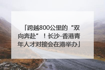 跨越800公里的“双向奔赴”！长沙-香港青年人才对接会在港举办