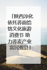 陕西淳化依托荞面饸饹文化旅游消费节 助力荞麦产业富民强县