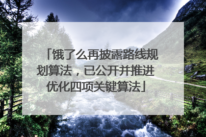 饿了么再披露路线规划算法，已公开并推进优化四项关键算法