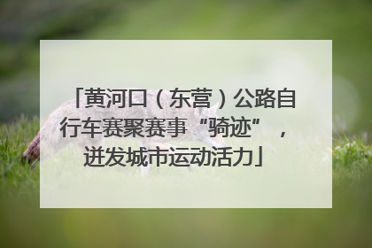 黄河口（东营）公路自行车赛聚赛事“骑迹”，迸发城市运动活力