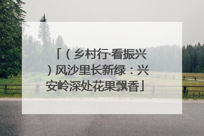 （乡村行·看振兴）风沙里长新绿：兴安岭深处花果飘香