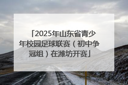 2025年山东省青少年校园足球联赛（初中争冠组）在潍坊开赛