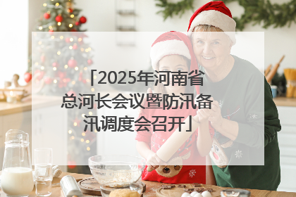 2025年河南省总河长会议暨防汛备汛调度会召开
