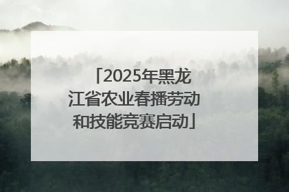 2025年黑龙江省农业春播劳动和技能竞赛启动